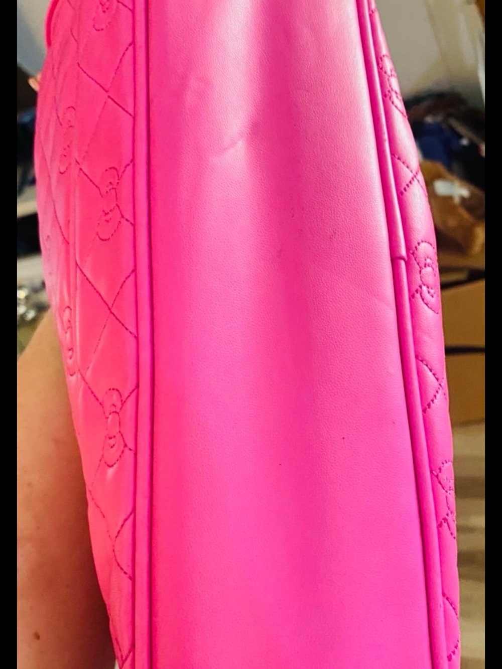 Hello Kitty Quilted Pink Tote Bag - Picture 5 of 8